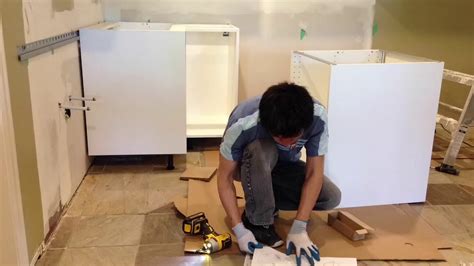 IKEA Kitchen Cabinets Installation - YouTube