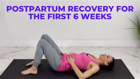 Postpartum Recovery (Stretches and Postpartum Kegel Exercises For The ...