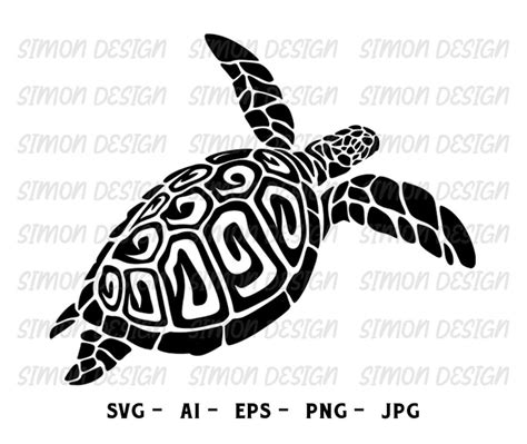 Sea Turtle Svg Turtle Silhouette Turtle SVG Ninja Turtles - Etsy