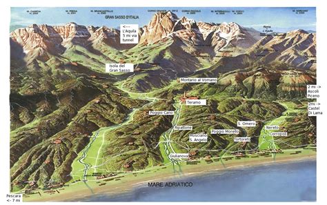 Teramo Italy Map