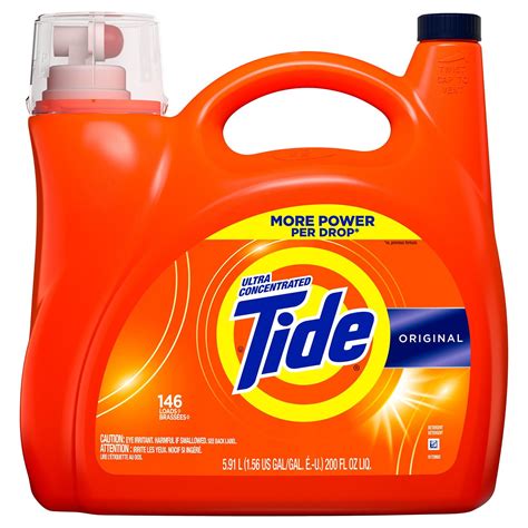 Tide Ultra Concentrated Liquid Laundry Detergent, Original, (146 lds ...