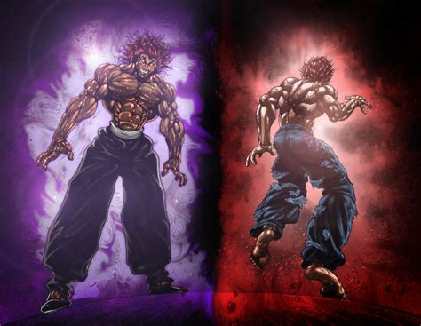 Yujiro vs Baki coloured : r/Grapplerbaki