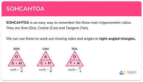 Soh Cah Toa Worksheet