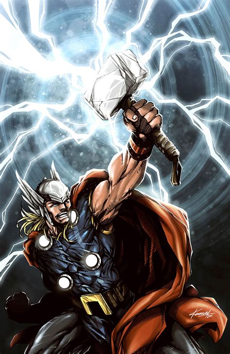 THOR - God of Thunder. by avalonfilth on deviantART | Héroes marvel ...