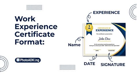 Work Experience Certificate Format: A Complete Guide