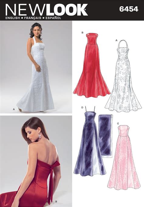 Evening Gown Dress Patterns – Free Patterns