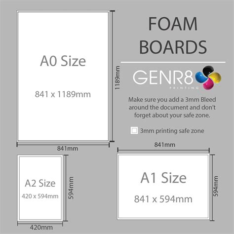 5mm Foam Board from – GENR8printing