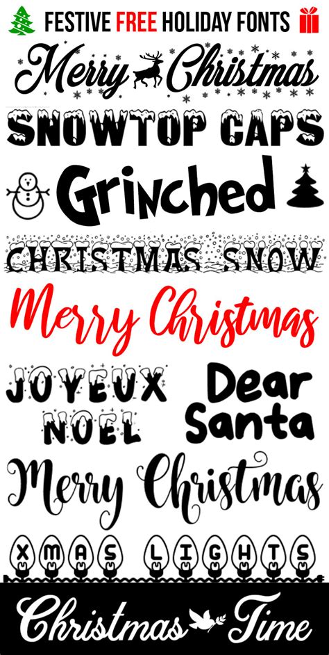 Christmas Fonts Mac Free 2023 Best Top Most Popular Famous | Latest ...