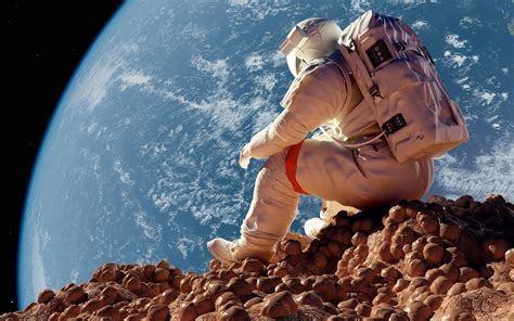 486676-astronaut-sitting-space-Earth.jpg (1920×1200) | Astronaut ...