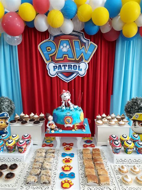 4 Th years - Paw Patrol - Joaquin Birthday Party Ideas | Photo 1 of 7 ...