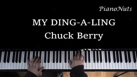 MY DING-A-LING, Chuck Berry, 1972. Sing Along Piano Karaoke with Lyrics ...