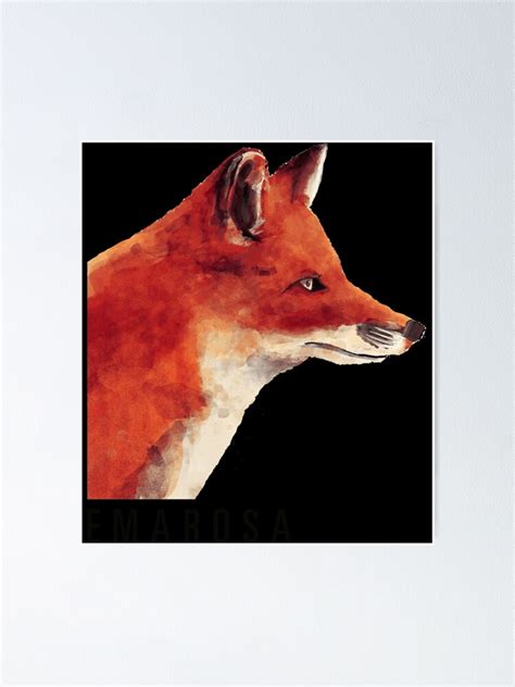 "Emarosa Versus Fox Sticker" Poster by emmaleepat | Redbubble