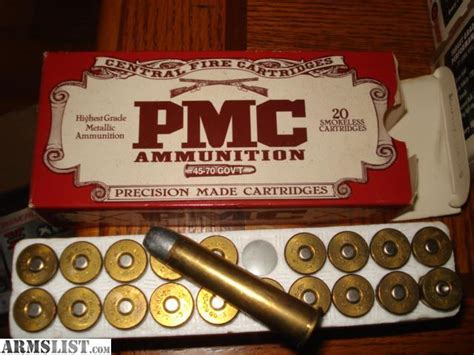 ARMSLIST - For Sale/Trade: 45-70 government ammo