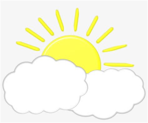 Sun And Clouds Clipart Png - Sun With Clouds Clipart Transparent PNG ...