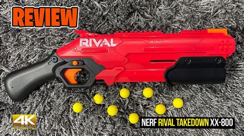 [REVIEW] 2020 Nerf RIVAL Takedown XX-800, Unboxing, Firing Test, Chrono ...