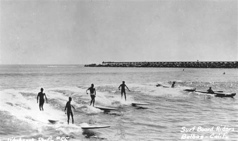 Surfing, Corona Del Mar, circa 1950s | There are no known co… | Flickr