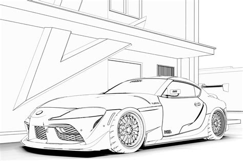 Cool Coloring Pages Of Cars