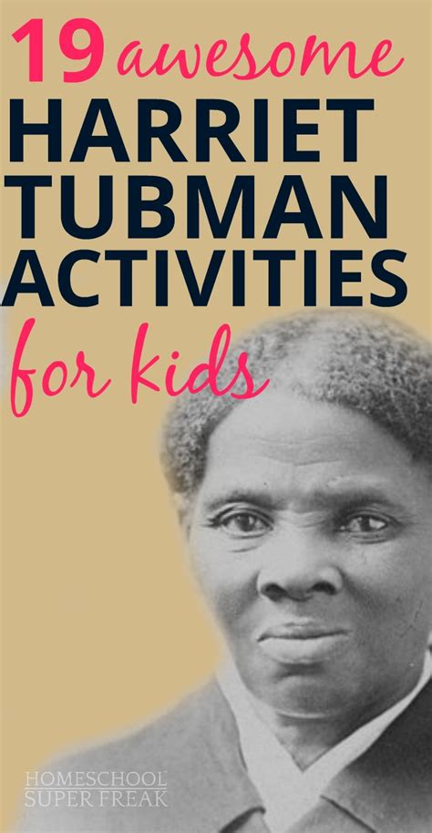 19 Harriet Tubman Lessons, Activities and Projects for Kids | Harriet ...