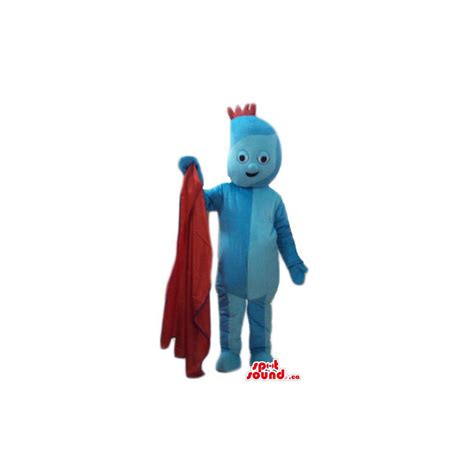 Iggle Piggle blue monster cartoon character Mascot costume - SpotSound ...