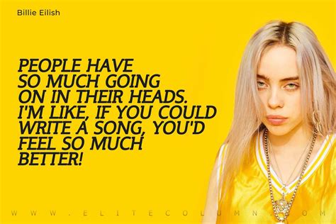 50 Billie Eilish Quotes That Will Motivate You (2023) | EliteColumn