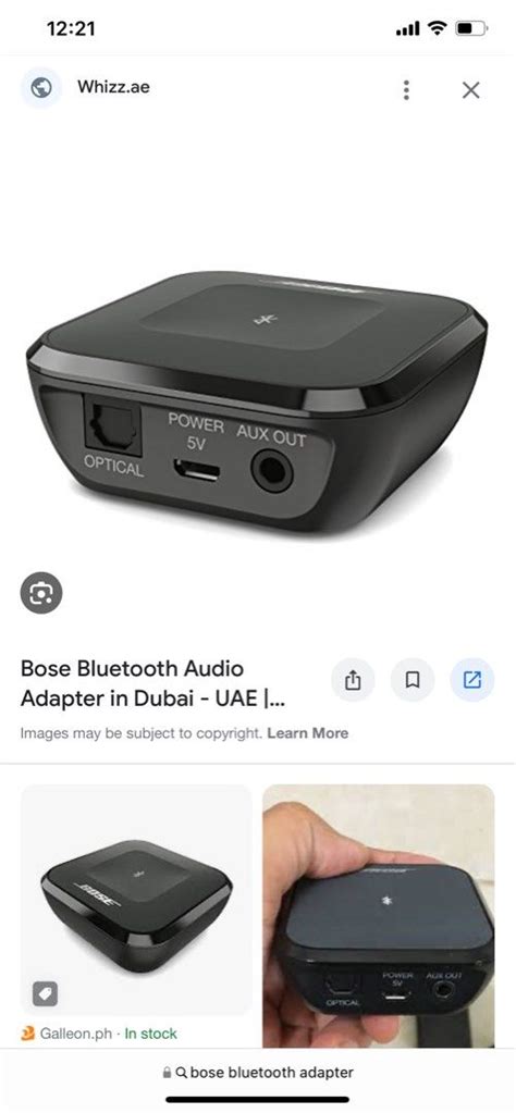 Bose Bluetooth Adapter Wireless, Audio, Other Audio Equipment on Carousell