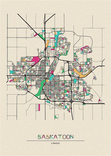 Printable Map Of Saskatoon - Printable Word Searches