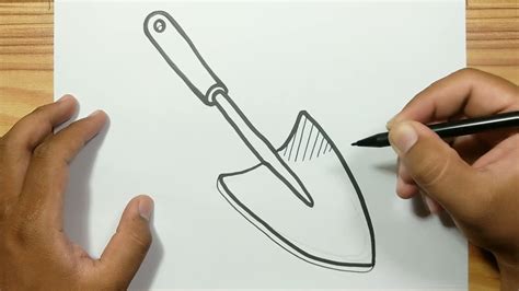 How to draw HAND TROWEL with easy - YouTube