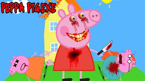 Background Peppa Pig House Scary