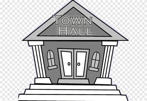 City Hall Town hall meeting, city hall, building, structure png | PNGEgg