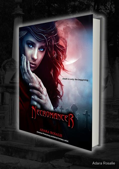 "Necromancer Book Cover Design" by Adara Rosalie | Redbubble