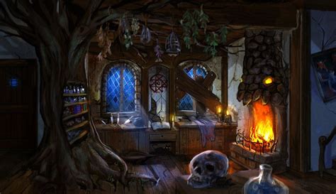 The Witch's House by DavidGalopim on DeviantArt | 2d game art, Fantasy ...