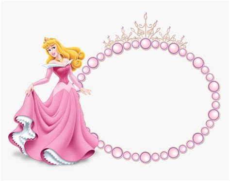 Pink Disney Princess Frame, HD Png Download - kindpng