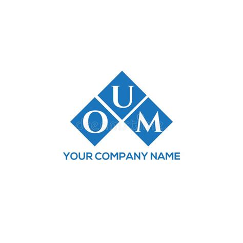 OUM Letter Logo Design on White Background. OUM Creative Initials ...