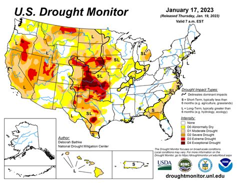 U.S. Drought: Weekly Report for January 17, 2023 | National Centers for ...