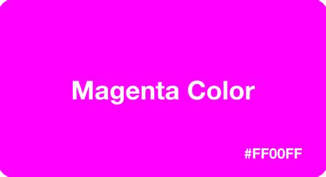 Magenta Color with HEX Code