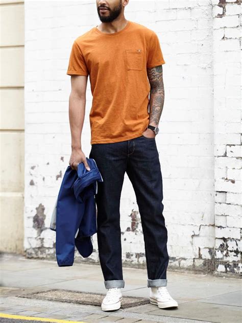 Total 72+ imagen orange shirt outfit men - Abzlocal.mx