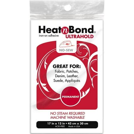 Heat'n Bond Ultra Hold Iron-On Adhesive-17"X12" | Walmart Canada