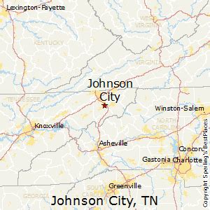 Map Johnson City Tn - Map Of West