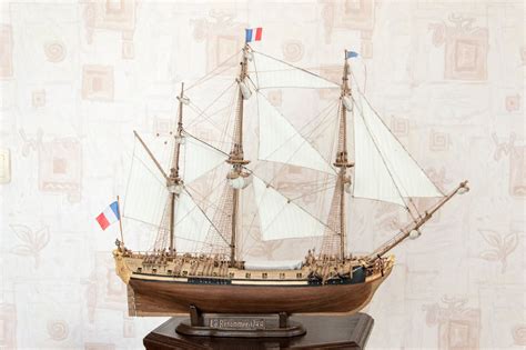 French frigate ship model La Renommee 1:100 scale