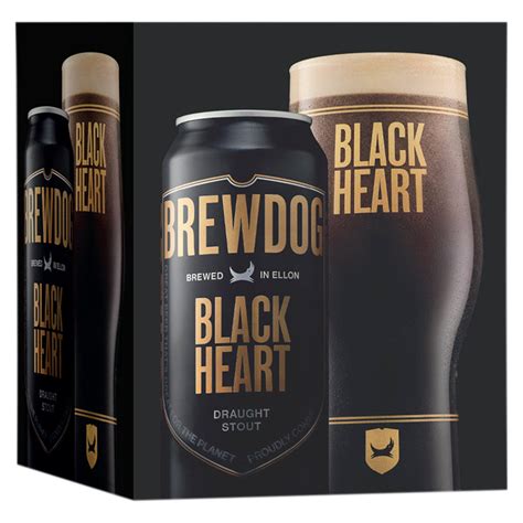 Buy Brewdog Black Heart Stout 4 X 440ml Cans Online - 365 Drinks