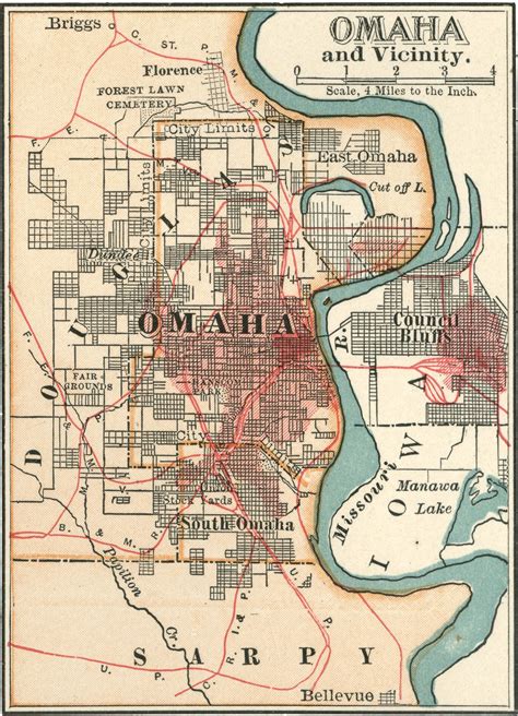 Omaha Nebraska On Map Of Us