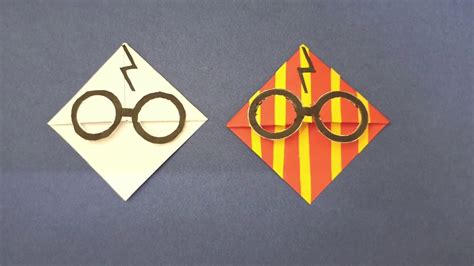 How to make Harry Potter corner bookmarks - YouTube