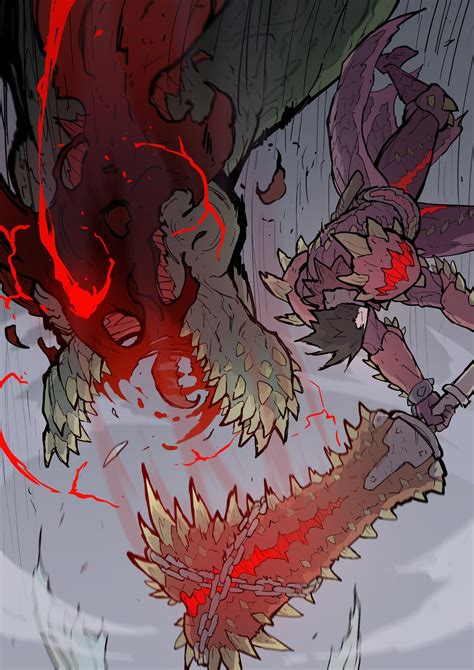 Taojinn on Twitter: "Fanart Month - Day 13 - Monster Hunter Fatalis ...