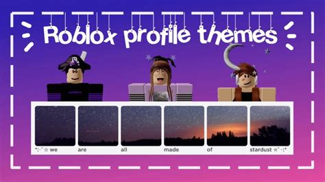 Aesthetic Profile Themes Roblox - IMAGESEE