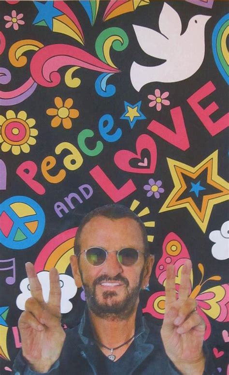 Ringo Starr Peace And Love Photograph by Donna Wilson - Fine Art America