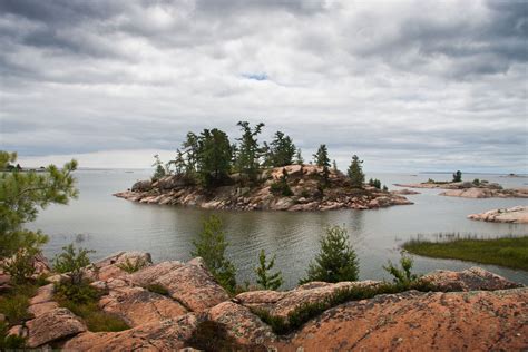 Georgian Bay coastline at Killarney Park | Camping images, Bay photo ...