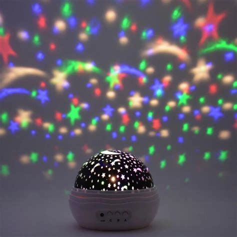 Baby Light up Toys Light Key Control Colorful Romantic Spinning Star ...