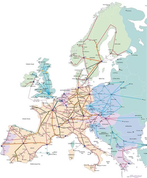 Rail Europe Train Maps