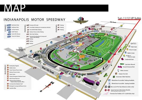 Indianapolis Motor Speedway Seating Map