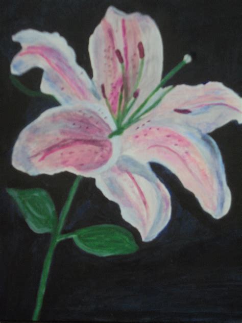 Stargazer Lily Original Painting - Etsy